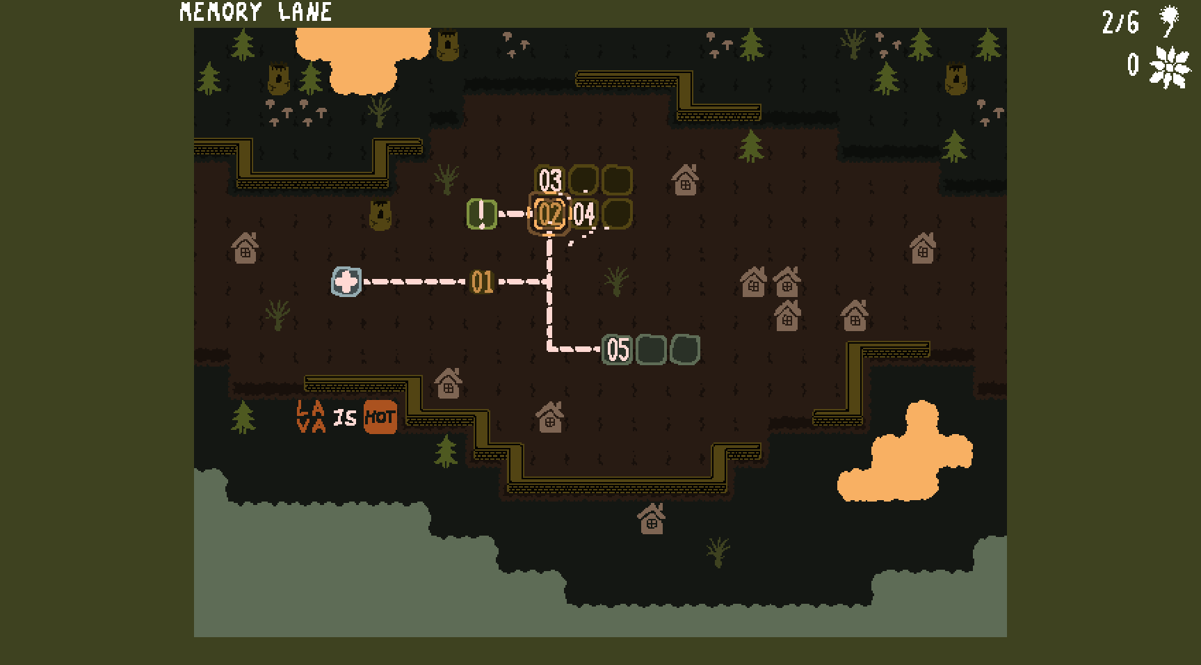 Letters+ World 1 map